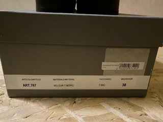 Mocassino Decollete’ donna, n. 38, tacco 6,5 cm