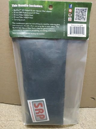 Pack 3 filtros Tiffen 55mm CP-N, ND 0.6 y ND 0.9