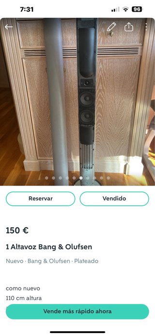 1 altavoz Bang Olufsen