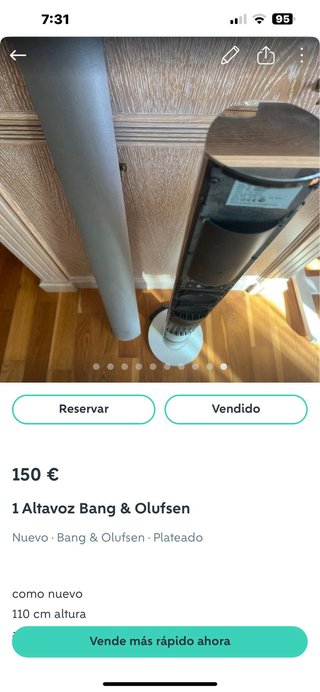 1 altavoz Bang Olufsen