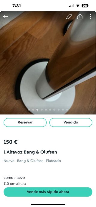 1 altavoz Bang Olufsen