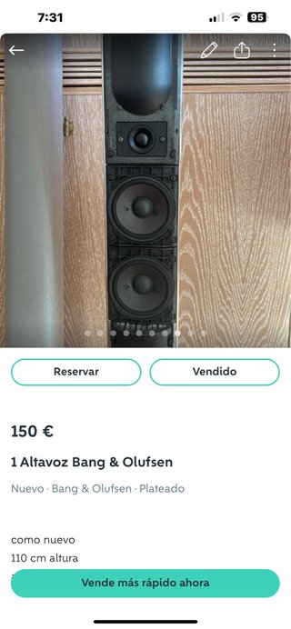 1 altavoz Bang Olufsen