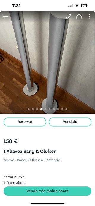 1 altavoz Bang Olufsen