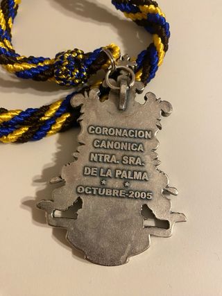 MEDALLA CORONACIÓN VIRGEN DE LA PALMA