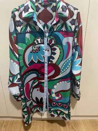 Blusa larga estampado