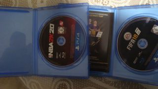 ps4 NBA2K20 y FIFA 18