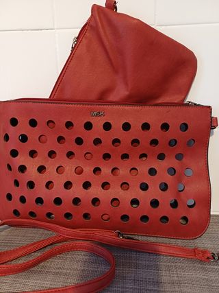 Bolso rojo burdeos 