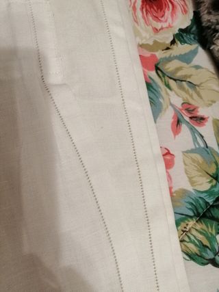 Coppia di Tende cotone e misto lino