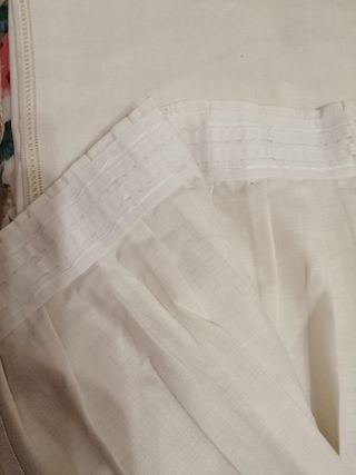 Coppia di Tende cotone e misto lino