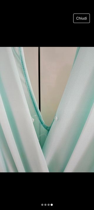 Tutina a maniche lunghe verde-acqua