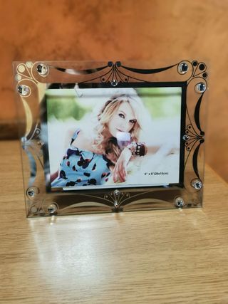 Cornice in vetro da tavolo