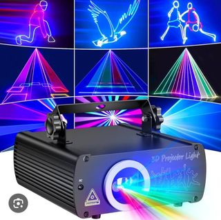 Party 3d ligth luces discoteca