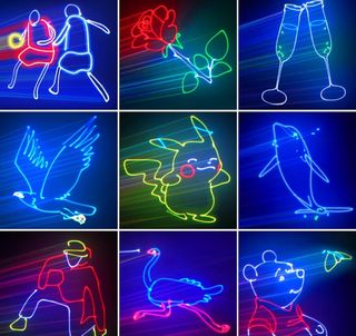 Party 3d ligth luces discoteca