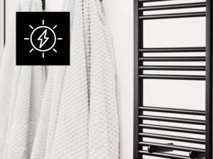 Toallero Radiador Eléctrico Black Mellerware