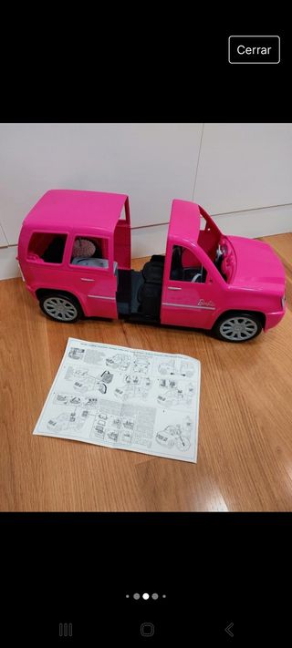 Limusina Barbie + 3 muñecas