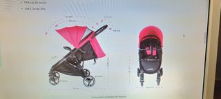 Carro Baby Monster Phoenix rosa