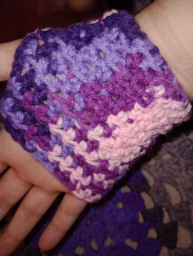 Guanti senza dita fatti a mano