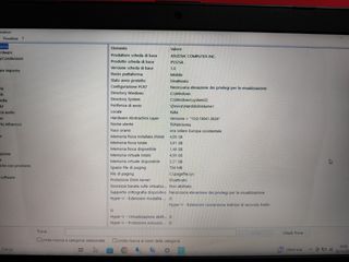 Asus notebook 15,6 pollici