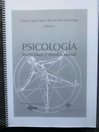 Libro Psicologia individuo y medio social