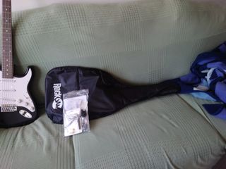 Guitarra y amplificador rock Jam