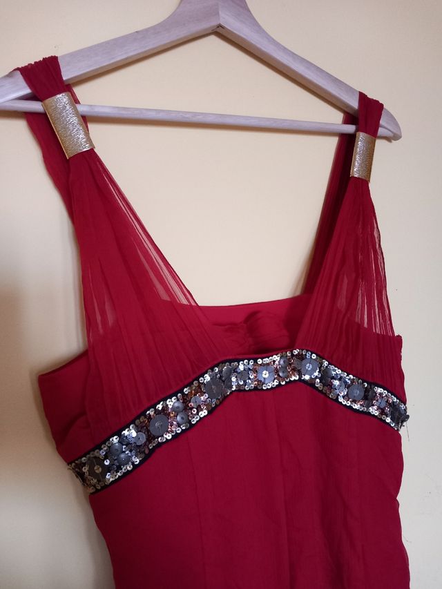 Vestido de fiesta rojo ALBA CONDE