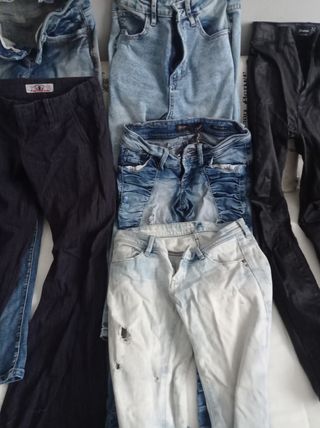 Lote 7 pantalones 