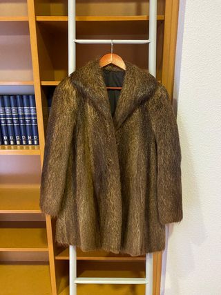 Abrigo chaquetón piel pelo
