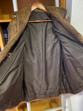 Abrigo chaquetón piel pelo