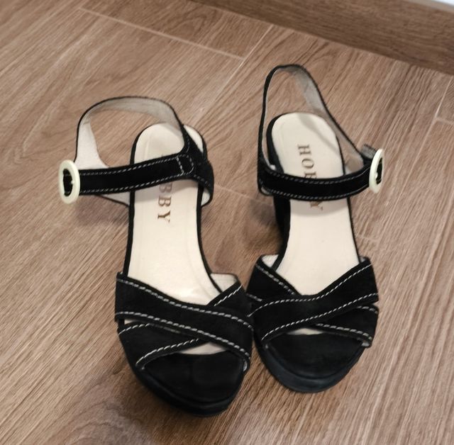 Sandalias negras - Hobby