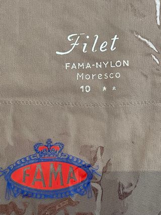 Set 7 paia calze nylon vintage misura 10