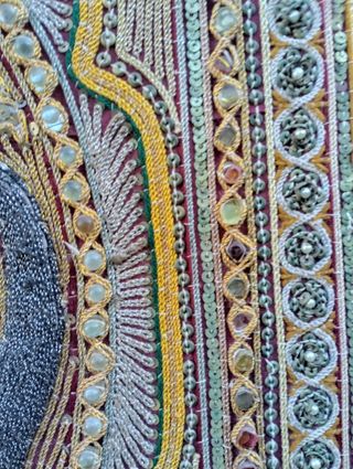 Antiguo tapiz de Kálaga. Birmania