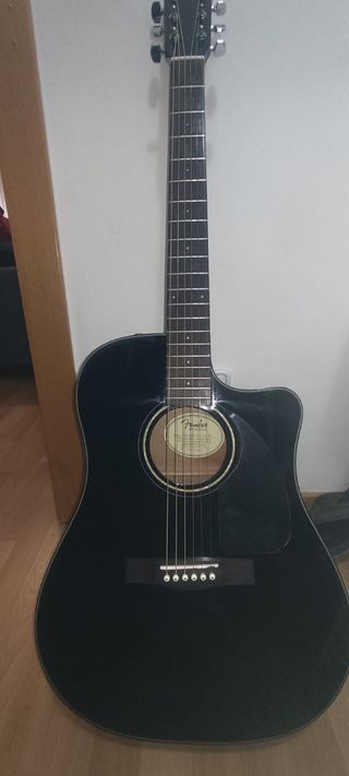 GUITARRA ELECTRO ACÚSTICA FENDER CD60 BL