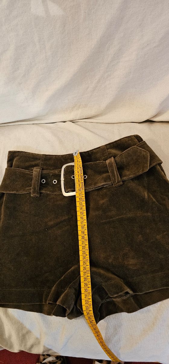 Pantalones cortos de terciopelo