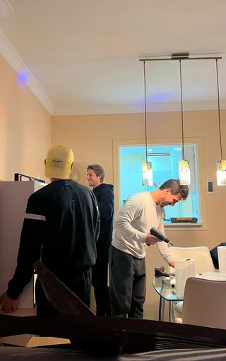 Pintura, Casa, Jardin, Mudanzas