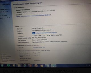 Portátil I3 con 8 gigas de RAM