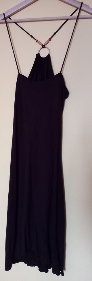 Vestido playero marrón 