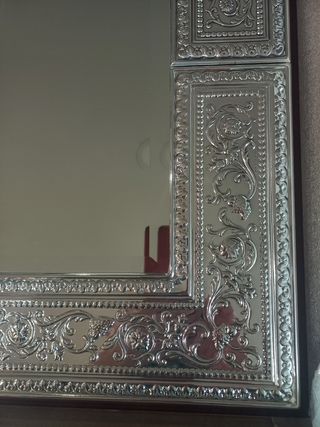 Specchio in argento 50 x 70 nuovo