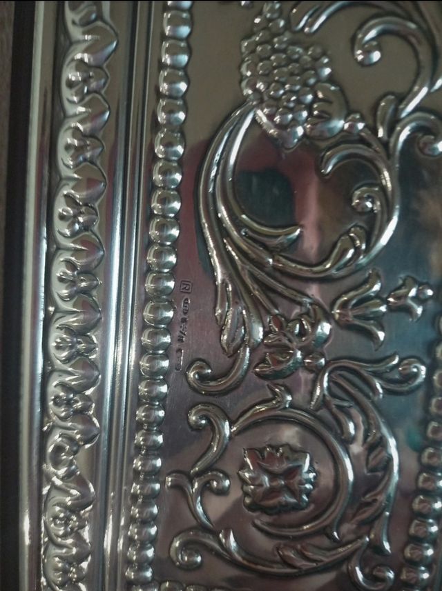 Specchio in argento 50 x 70 nuovo