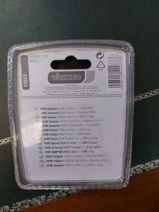 Adaptador HDMI a HDMI C