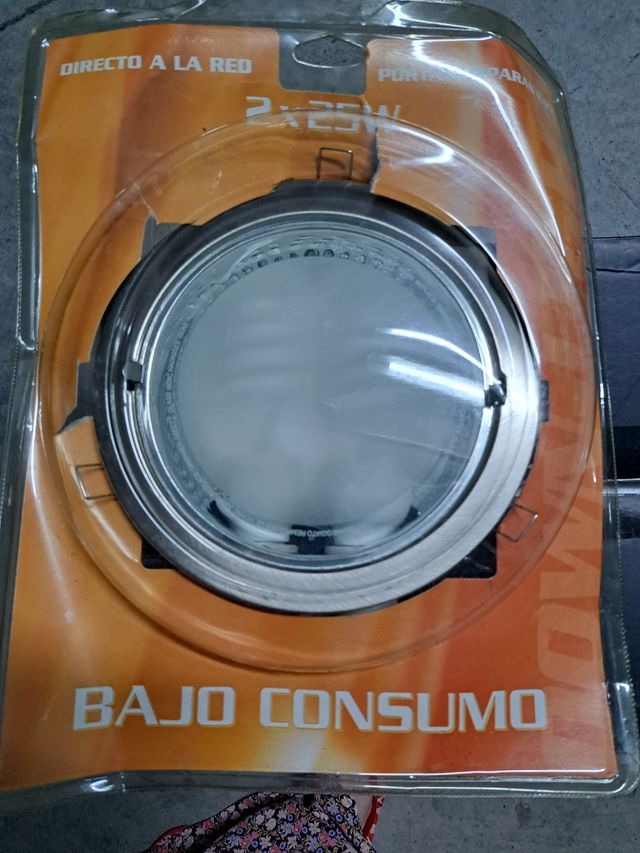 Portalámparas grandes empotrables,bajo consumo.