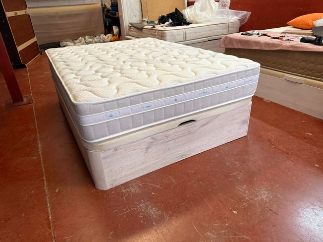 135x190 CONJUNTO CAMA NUEVA CANAPE+ COLCHÓN