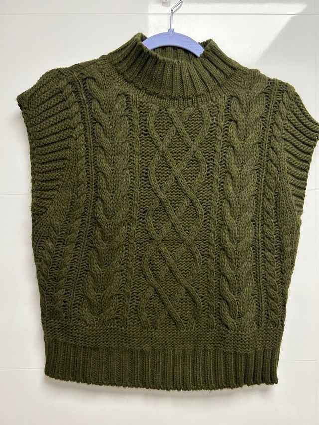 Chaleco jersey lana Mujer