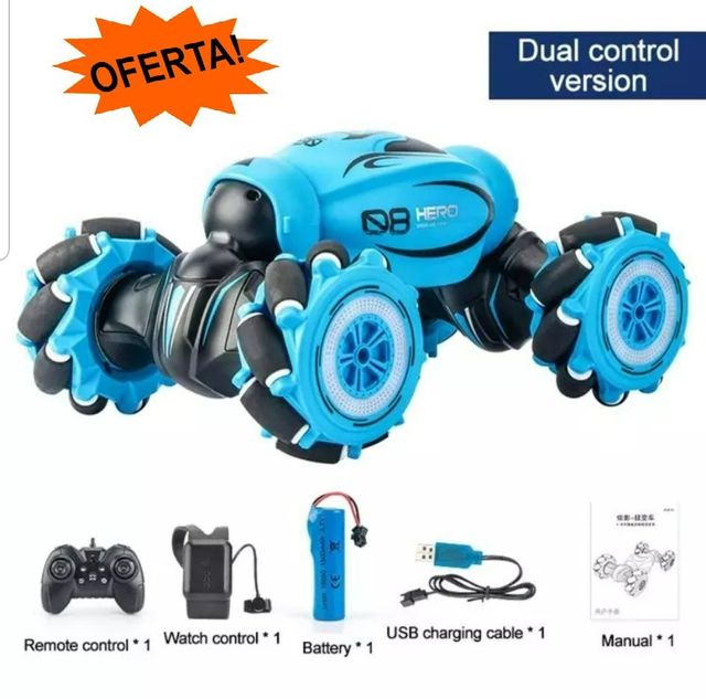 COCHE TELEDERIGIDO CON DOBLE FUNCION CON LA MANO Y