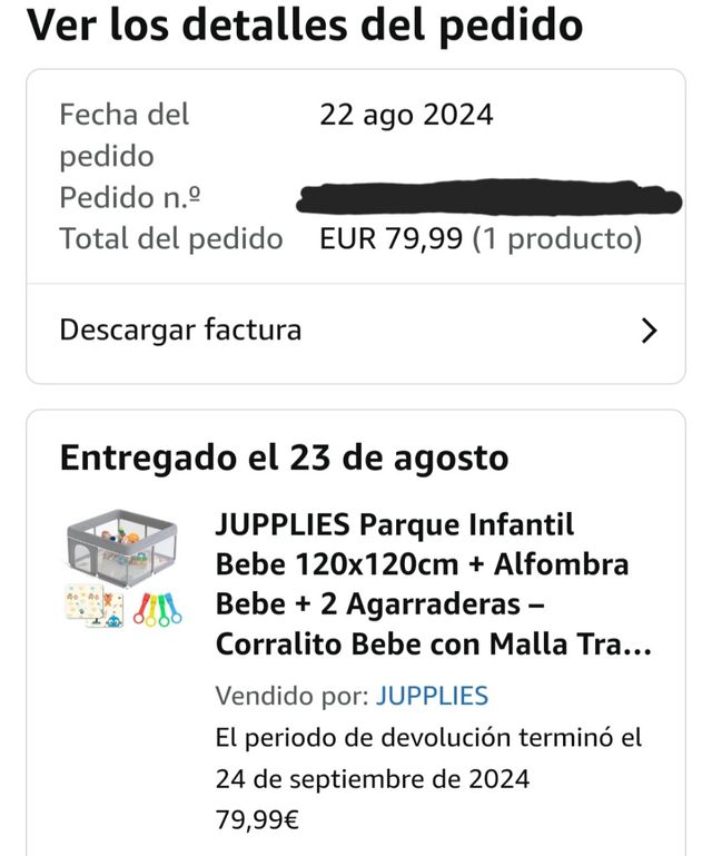 Parque Bebé  sin alfombra