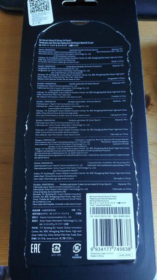 Mi Smart Band 6 (Pulsera reloj fitness) Nuevo