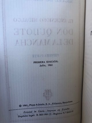 DON QUIJOTE DE LA MANCHA MIGUEL DE CERVANTES