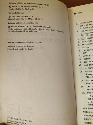 El imperio romano y sus pueblos limítrofes