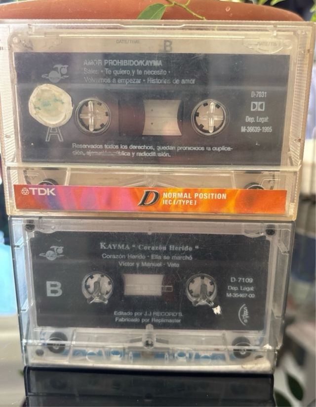 x4 Lote Kayma cassete mas discos