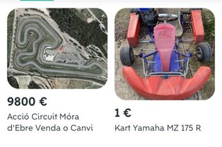 Acción Circuito + Kart Yamaha MZ 175