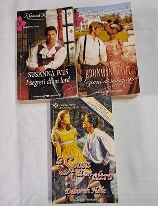 3 libri "I Grandi Romanzi Storici"